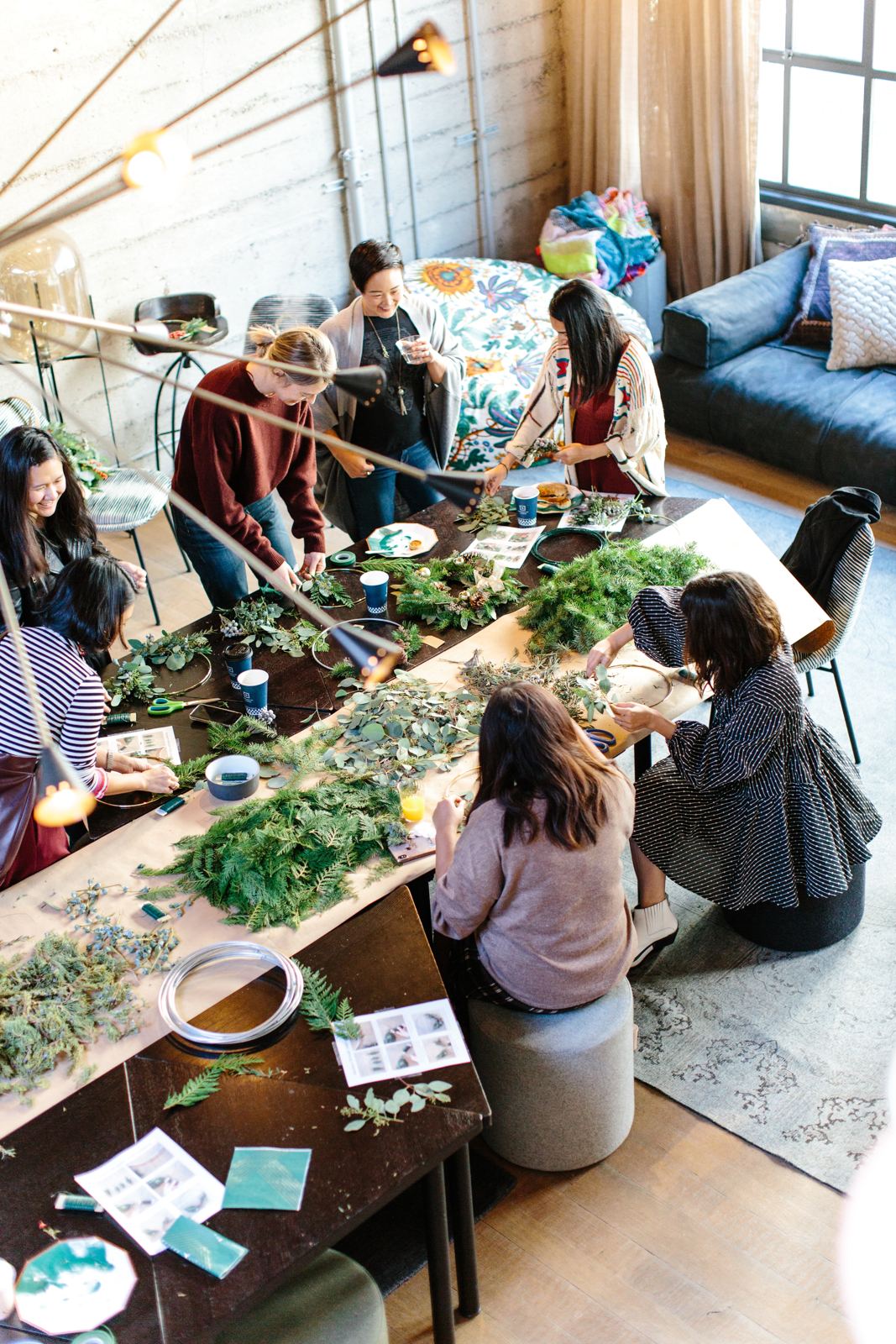 A community gathering together