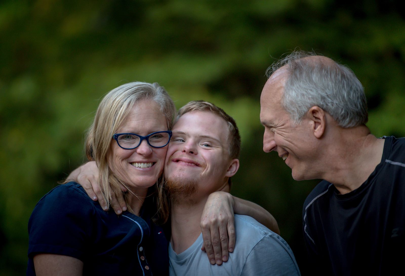 A warm, supportive family moment